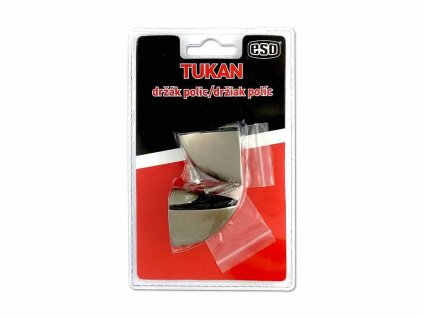 Drzak polic TUKAN S ESO NI brouseny 40mm 2ks blistr nosnost 6kg ks a115077928 10638