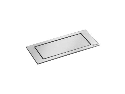 Vestavny zasuvkovy box EVOline BackFlip 2 ks zasuvky CSN norma 1 ks USB nabijecka nerez a116043525 10638