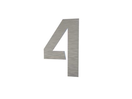 Číslice nerez č.4