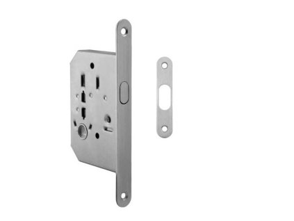 Zadlabaci zamek na posuvne dvere FT WC 160x16 50 68 8mm brous Cr OCS a33552686 10638