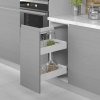 Plnovysuvny 2 kos s tlumenim STARAX Unique Box levy bily s vysuvy BLUM 250mm 205x470x635mm S 2203 UB W a124487087 10638