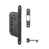 Zadlabaci zamek na posuvne dvere FT BB 160x16 50 68 8mm cerna matna BS a129355664 10638