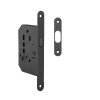 FT Zadlabaci zamek na posuvne dvere WC 160x16 50 68 8mm cerny mat BS a119547140 10638