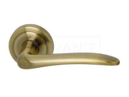 Dveřní kování rozetové 5905 povrch brinýr DOPRODEJ (02-PZ CYLINDRICKÁ VLOŽKA)