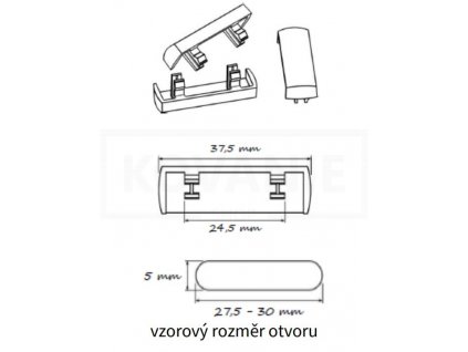 Okapnička rozměr