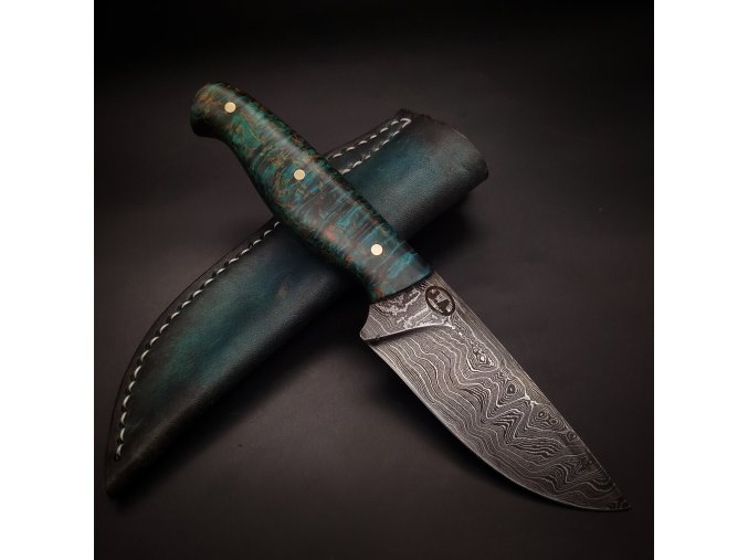 Damaškový nůž - Blue