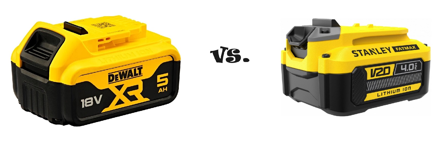 Kompatibilita baterii DeWALT a Stanley