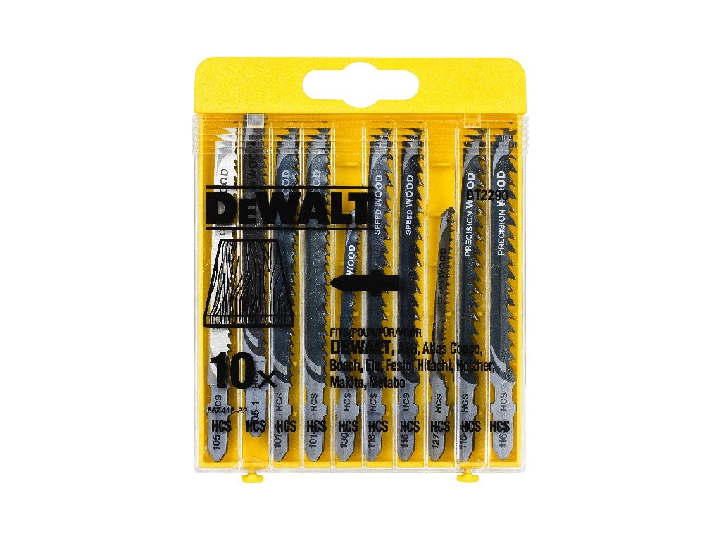 Sada pilových plátků dřevo DeWALT DT2290