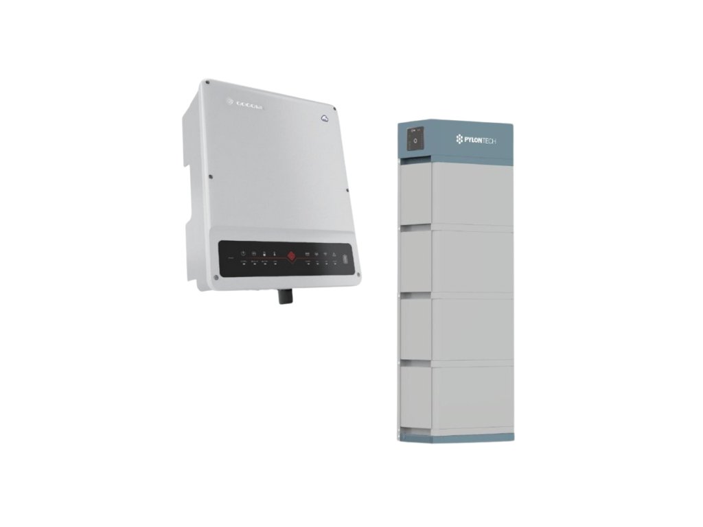 138864 set solarni menic goodwe 10 kw baterie pylontech 14 2 kwh