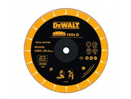 Dia řezný kotouč 355mm DT3752 DeWALT 