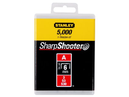 Spony 6mm typ A STANLEY 1-TRA204-5T 