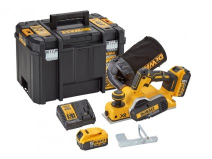 Aku bezuhlíkový hoblík DCP580P2 DeWALT 