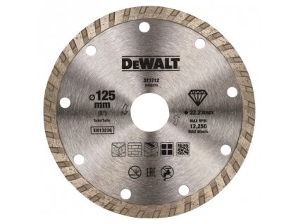 Dia řezný kotouč 125mm DeWALT DT3712 