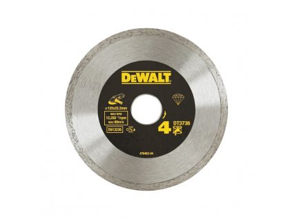 Dia řezný kotouč 125mm DeWALT DT3736 