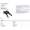 140034 kleste odizolovaci s pruzinou knipex 12 62 180