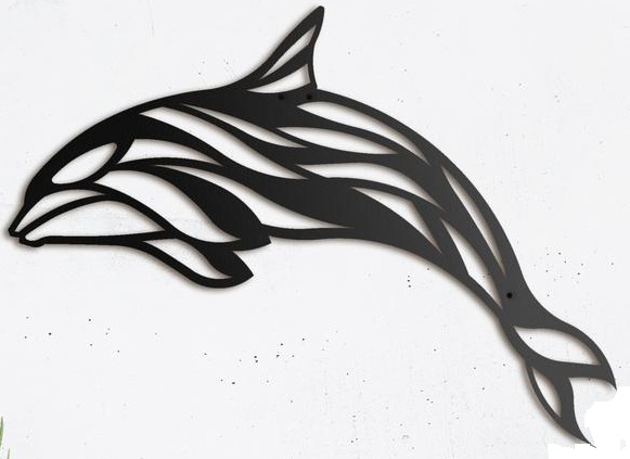 Nástěnná dekorace Velryba