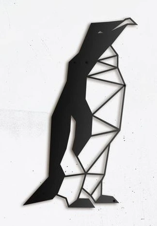 Nástěnná dekorace Tučňák