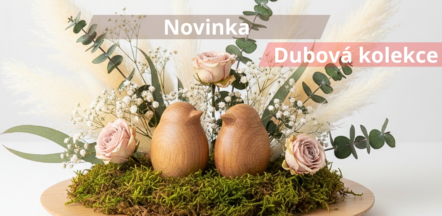 Dubová kolekce doplňků a dekorací