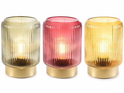 Skleněná lucerna 16,5 cm