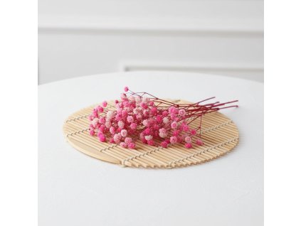 Gypsophila box pro aranžování - růžová 25g