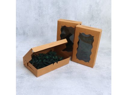 Box na aranžování Ruscus tm.zelená balení