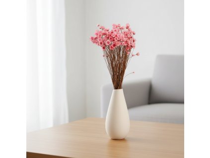 Sušená Glixia - růžová svazek ve váze