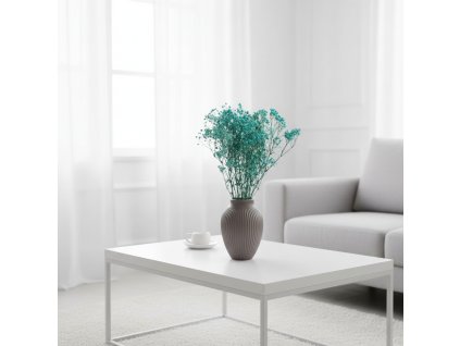 Stabilizovaná Gypsophila - modrá ve váze