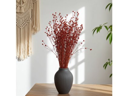 Sušený Len - terracotta ve váze