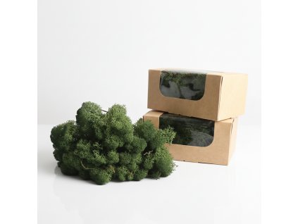 Islandský mech - tm. zelený 100g