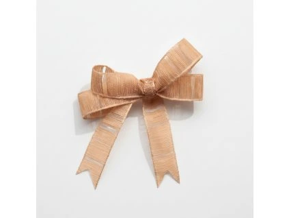 Plátnová stuha - kávová 15 mm