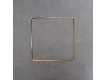 Kovový rám 20 cm, zlatý
