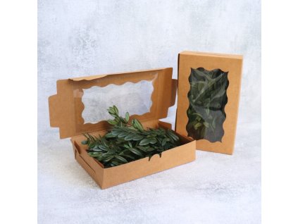 Stabilizovaný Buxus zelený box pro aranžování