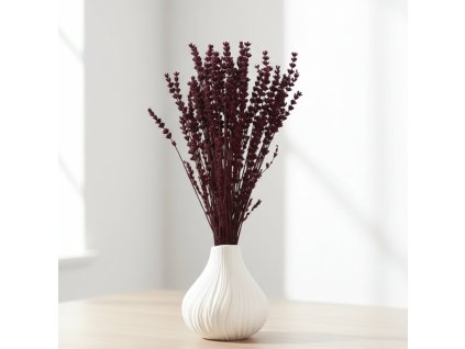 Stabilizovaná Levandule - magenta ve váze