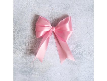 Saténová stuha 40mm růžová mašle