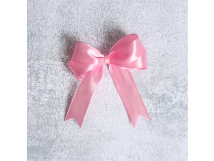 Saténová stuha 20mm růžová mašle