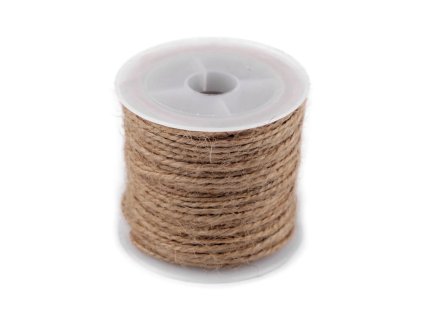 Jutový prováze 1,7 mm režná přírodní