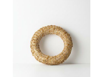 Slaměný věnec 25 cm