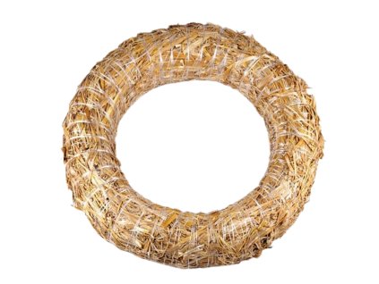 Slaměný věnec 25 cm