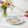 Skleněný talíř Wildflowers 25 cm Barva Modrá edited 3
