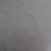 Kovový dekorační kruh 15 cm - nikl
