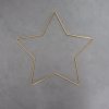 Kovová hvězda 30 cm, zlatá