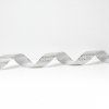 Dekorační stuha se vzorem 2,5 cm - stříbrná