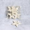 Proutěná hvězda 5cm bílá detail