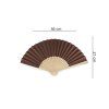 Vějíř papírový – hnědá rozměry