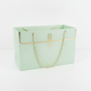 Flower box kabelka Tiffany zelená 22 cm