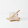 Servírovací miska s bambusovým podnosem 10cm set 3 ks Druh 2 edited 3 2