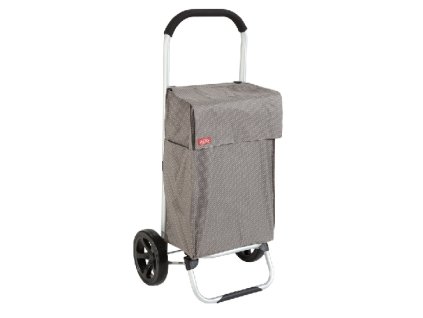 Nákupní taška na kolečkách VIENA šedá