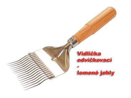 Vidlička odvíčkovací lomená