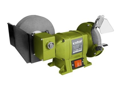 Dvoukotoučová stolní bruska  s pomaloběžným kotoučem EXTOL CRAFT 250W