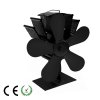 Krbový ventilátor pětilopatkový černý
